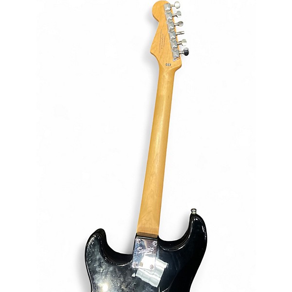 Used Squier Bullet Stratocaster Black Solid Body Electric Guitar