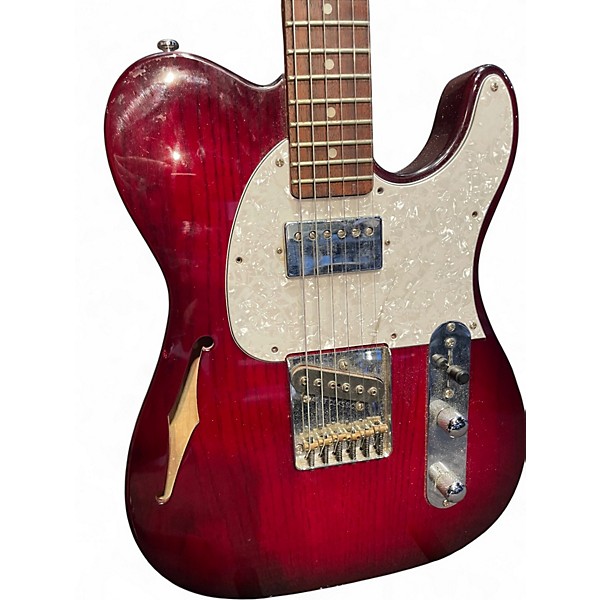 Used G&L Tribute ASAT Classic Red Solid Body Electric Guitar