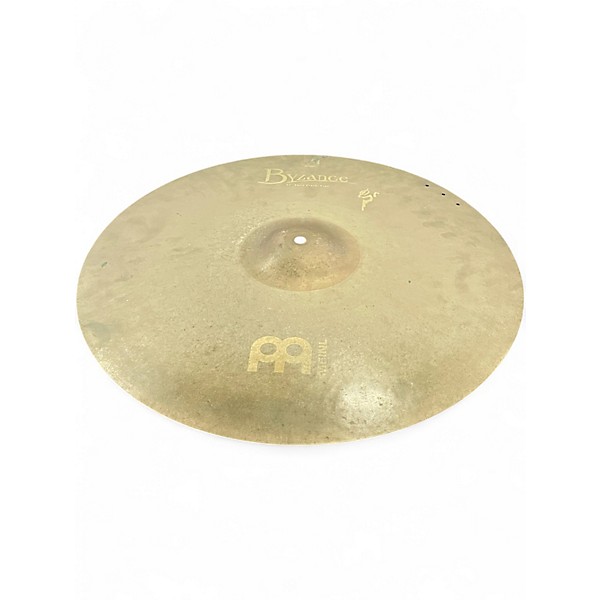 Used MEINL 22in Byzance Sand Crash Ride Cymbal