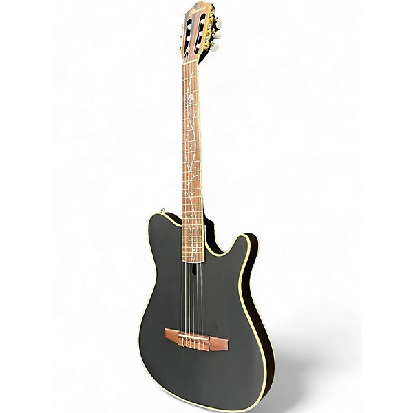 Used Ibanez TOD10N Black Classical Acoustic Guitar