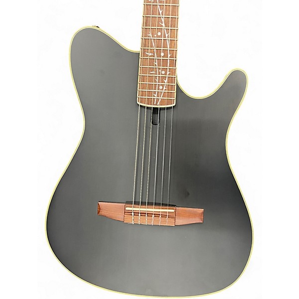 Used Ibanez TOD10N Black Classical Acoustic Guitar