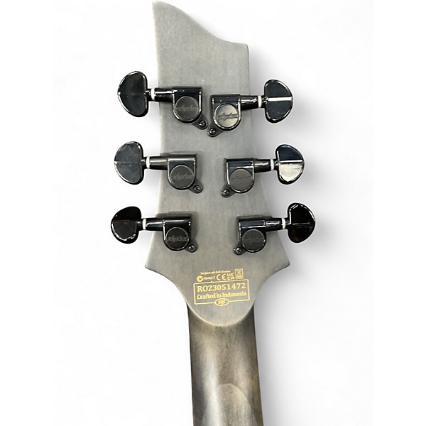 Used Schecter Guitar Research OMEN ELITE 6 Trans Blue Solid Body Electric Guitar