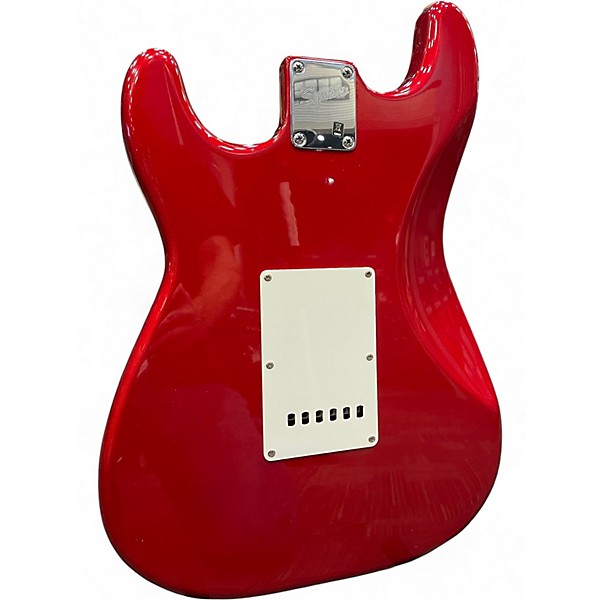 Used Squier Affinity Stratocaster Candy Apple Red Solid Body Electric Guitar