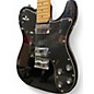 Used Squier Telecaster Custom Black Solid Body Electric Guitar