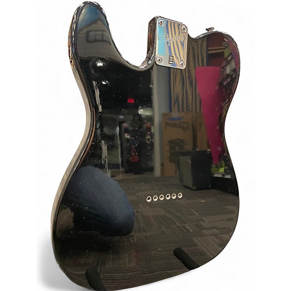 Used Squier Telecaster Custom Black Solid Body Electric Guitar