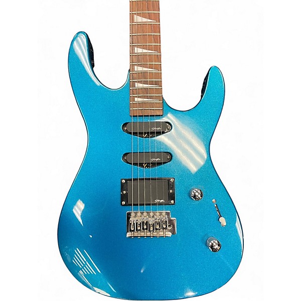Used Stagg SES-60 Blue Solid Body Electric Guitar