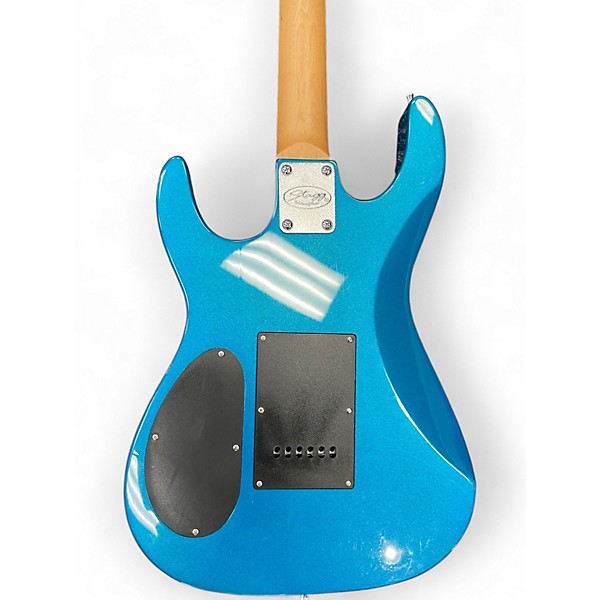 Used Stagg SES-60 Blue Solid Body Electric Guitar