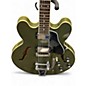 Used Epiphone ES-335 Green Hollow Body Electric Guitar