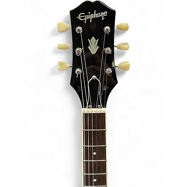 Used Epiphone ES-335 Green Hollow Body Electric Guitar