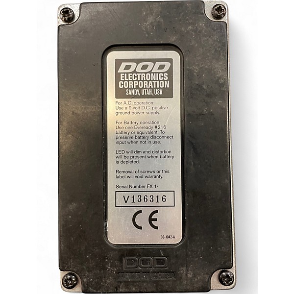 Used DOD FX69B Grunge Distortion Effect Pedal