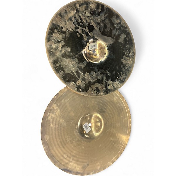 Used Zildjian 15in A Custom Mastersound Hi Hat Pair Cymbal