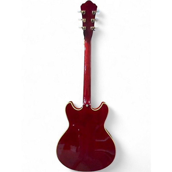 Used Ibanez AS120 Cherry Hollow Body Electric Guitar