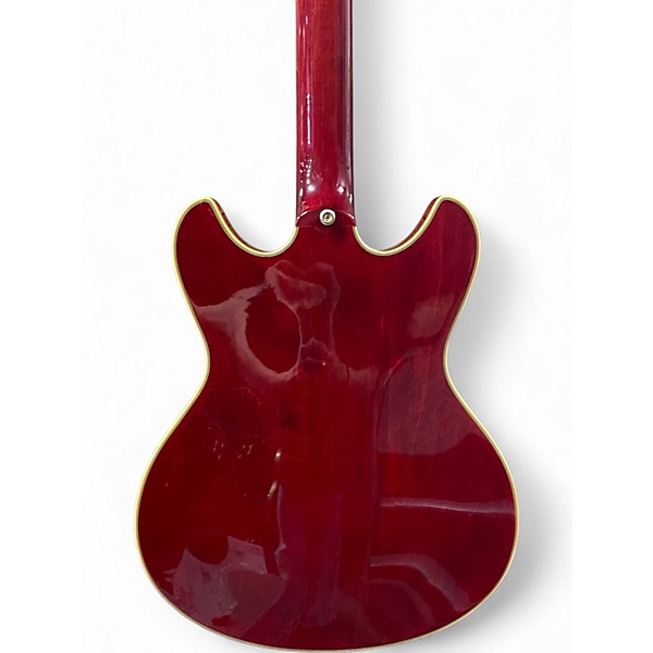 Used Ibanez AS120 Cherry Hollow Body Electric Guitar