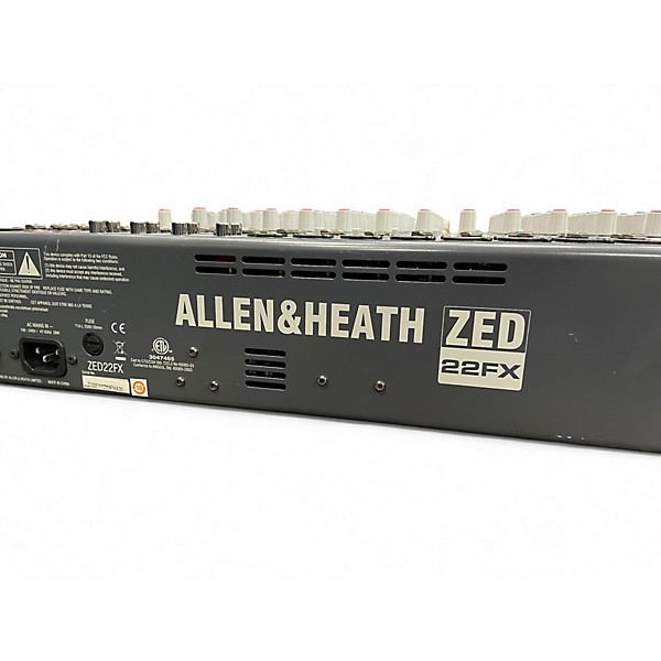 Used Allen & Heath ZED22FX Unpowered Mixer