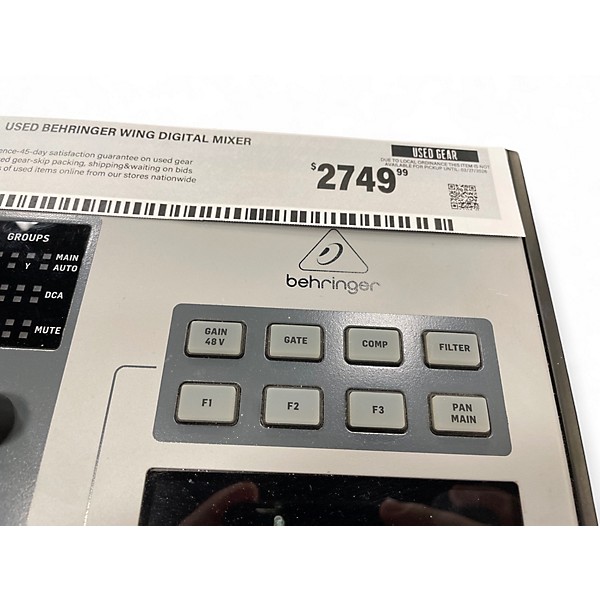 Used Behringer WING Digital Mixer