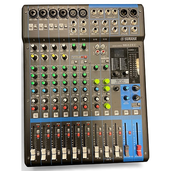 Used Yamaha MG12XU Unpowered Mixer