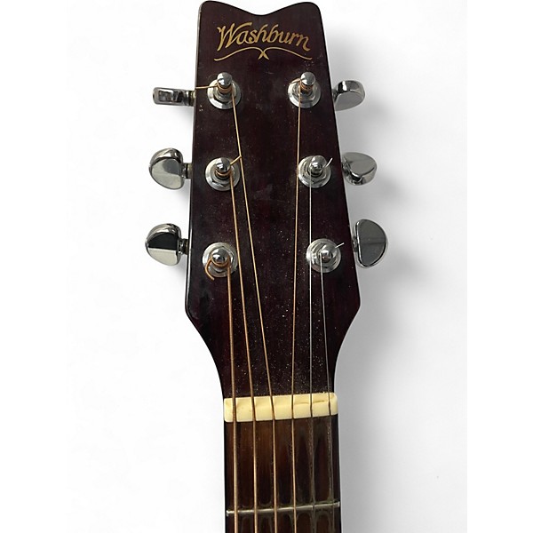 Used Washburn D12S Natural Acoustic Guitar
