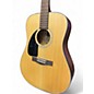 Used Fender CD100 Left Handed Natural Acoustic Guitar