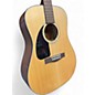 Used Fender CD100 Left Handed Natural Acoustic Guitar