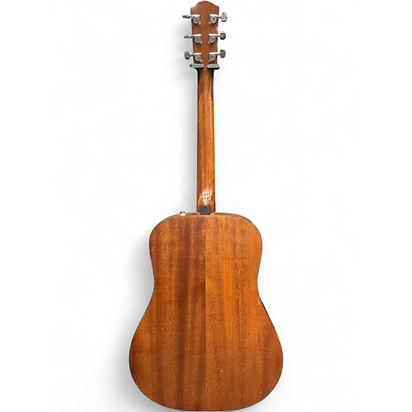 Used Fender CD100 Left Handed Natural Acoustic Guitar