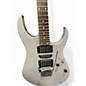 Used Ibanez RG370QMSP RG Series Silver Solid Body Electric Guitar thumbnail