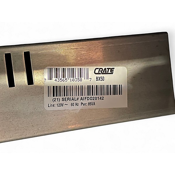 Used Crate BX50 1x12 50W Bass Combo Amp