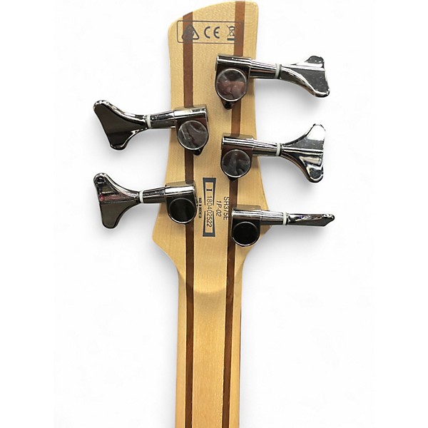 Used Ibanez SR375E Natural Browned Burst Electric Bass Guitar