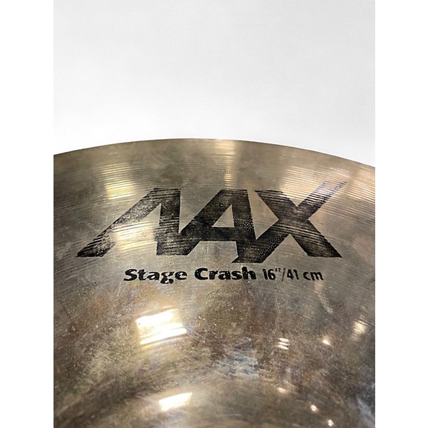 Used SABIAN 16in AAX Stage Crash Cymbal