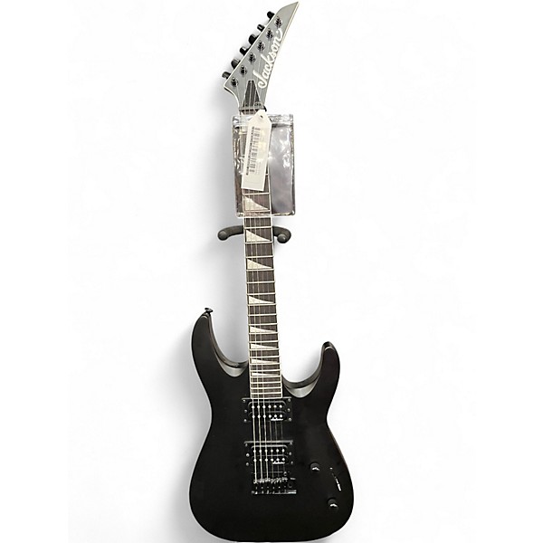 Used Jackson JS22 Dinky Satin Black Solid Body Electric Guitar