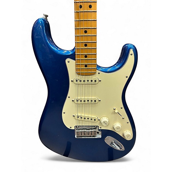 Used Fender American Ultra Stratocaster Blue Solid Body Electric Guitar