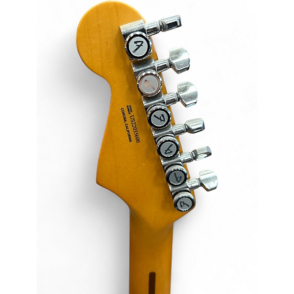 Used Fender American Ultra Stratocaster Blue Solid Body Electric Guitar