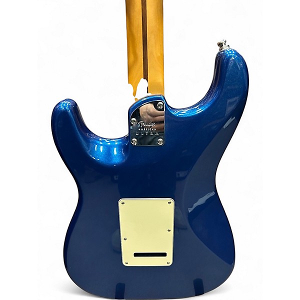 Used Fender American Ultra Stratocaster Blue Solid Body Electric Guitar