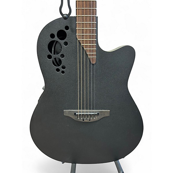 Used Ovation 1778TX-5 Elite Black Acoustic Electric Guitar