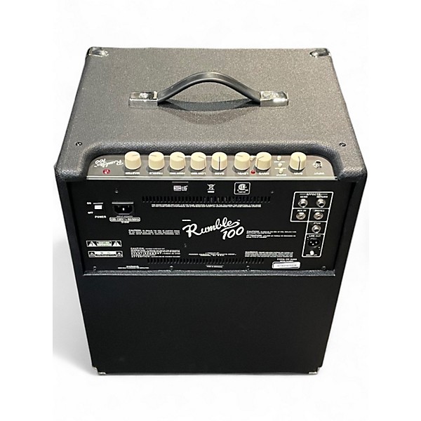Used Fender Rumble 100 1x15 100W Bass Combo Amp