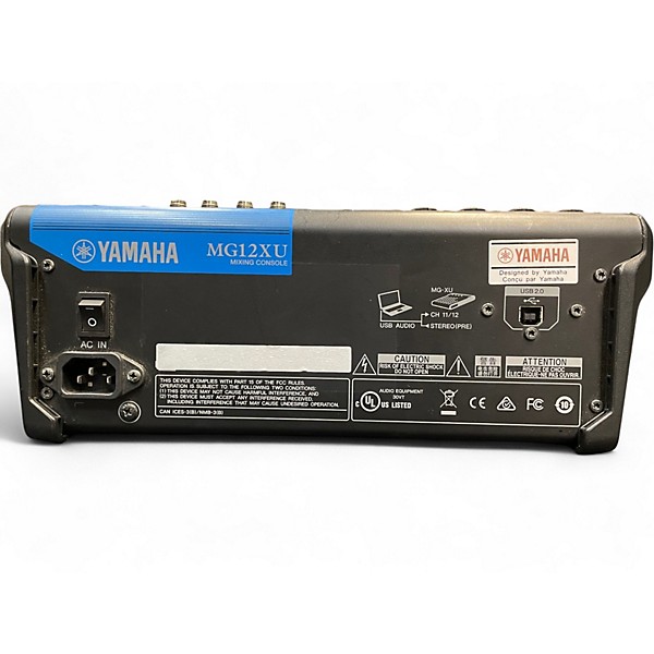 Used Yamaha MG12XU Unpowered Mixer