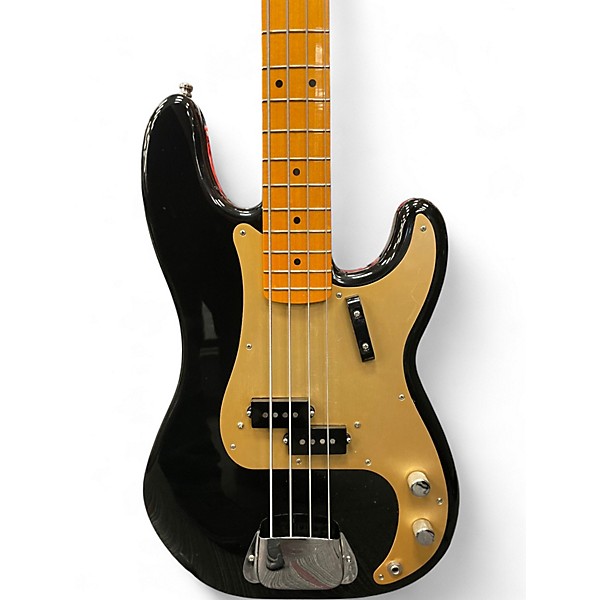 Used Fender VINTERA II 50'S P BASS Black Electric Bass Guitar