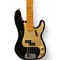 Used Fender VINTERA II 50'S P BASS Black Electric Bass Guitar