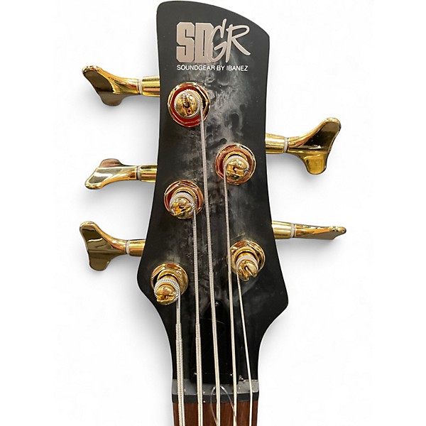 Used Ibanez SR305 5 String BLACK ICE FROZEN MATTE Electric Bass Guitar