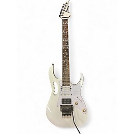 Used Ibanez JEMJR Alpine White Solid Body Electric Guitar