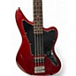 Used Squier Vintage Modified Jaguar Bass Red Electric Bass Guitar thumbnail
