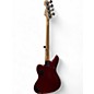 Used Squier Vintage Modified Jaguar Bass Red Electric Bass Guitar