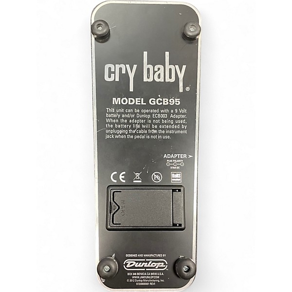 Used Dunlop GCB95 Original Crybaby Wah Effect Pedal
