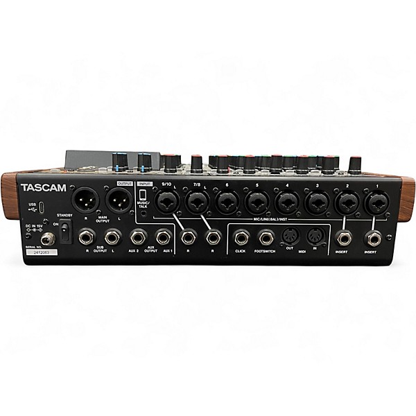 Used TASCAM MODEL 12 Powered Mixer