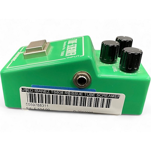 Used Ibanez TS808 Reissue Tube Screamer Distortion Effect Pedal
