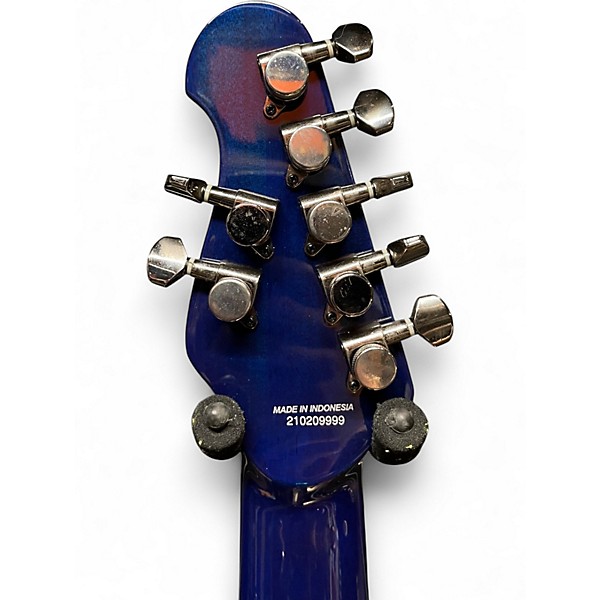 Used Sterling by Music Man MAJ270X John Petrucci Cerulean Paradise Solid Body Electric Guitar