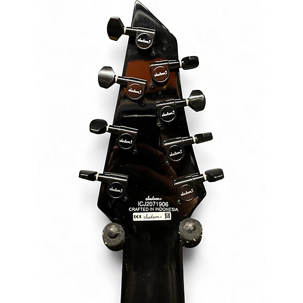 Used Jackson X Series Soloist Arch Top SLATX8Q MS Transparent Black Burst Solid Body Electric Guitar