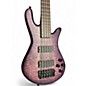 Used Spector NS PULSE 5 Trans Purple Electric Bass Guitar thumbnail
