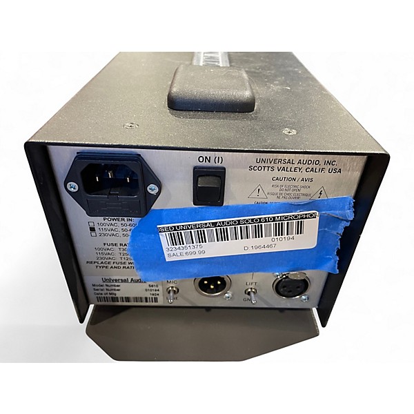 Used Universal Audio Solo 610 Microphone Preamp