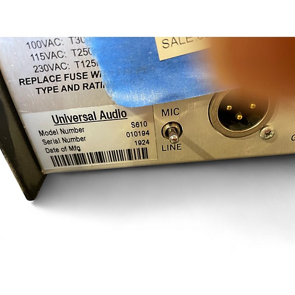 Used Universal Audio Solo 610 Microphone Preamp
