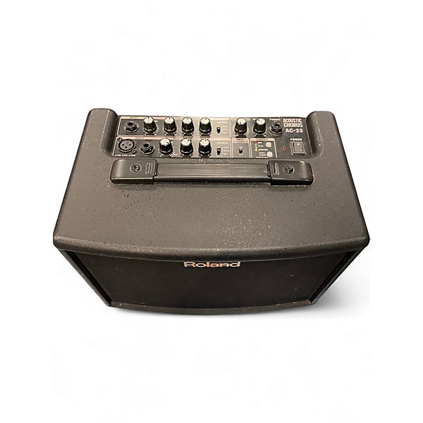 Used Roland AC33 30W Stereo Acoustic Guitar Combo Amp